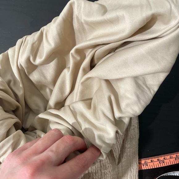 Blu Pepper Coord Tan Set Wide Leg / Cropped sleeve - Picture 5 of 8